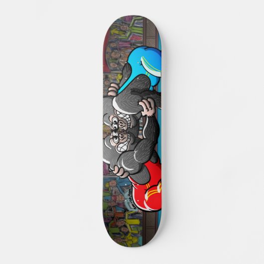Wrestling Gorillas Skateboard (Voorkant)