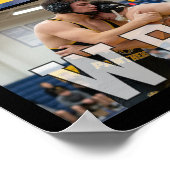 Wrestling High School Senior 7 Photo Collage Poster (Hoek)