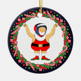 Wrestling Holiday Gift Keramisch Ornament