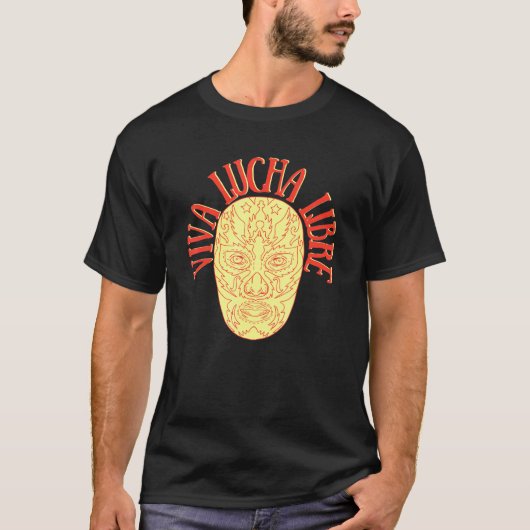 Wrestling Lucha Libre Luchador Mexican Wrestler T-shirt (Voorkant)