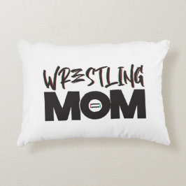 Wrestling Mam Pillow Accent Kussen