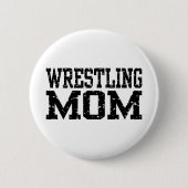 Wrestling mama ronde button 5,7 cm (Voorkant)