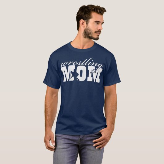 Wrestling mama t-shirt (Voorkant volledig)