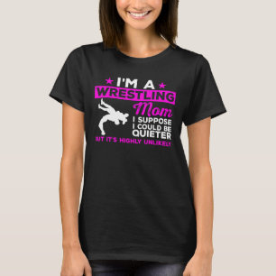 Wrestling mama t-shirt