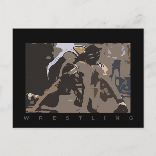 wrestling POSTCARD Briefkaart (Voorkant)