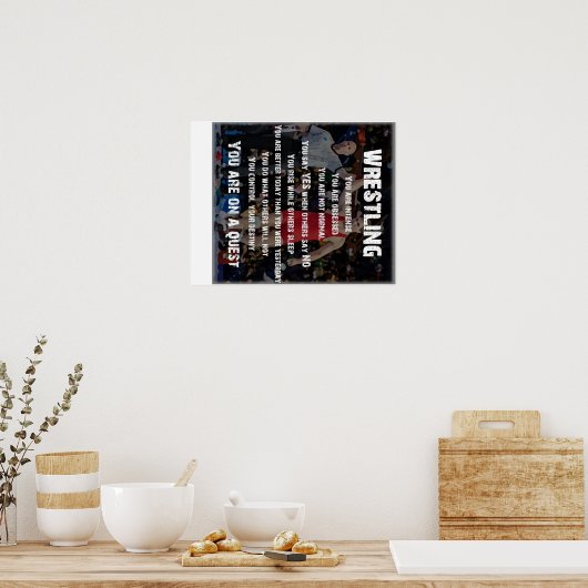 Wrestling Quest Poster (Keuken)