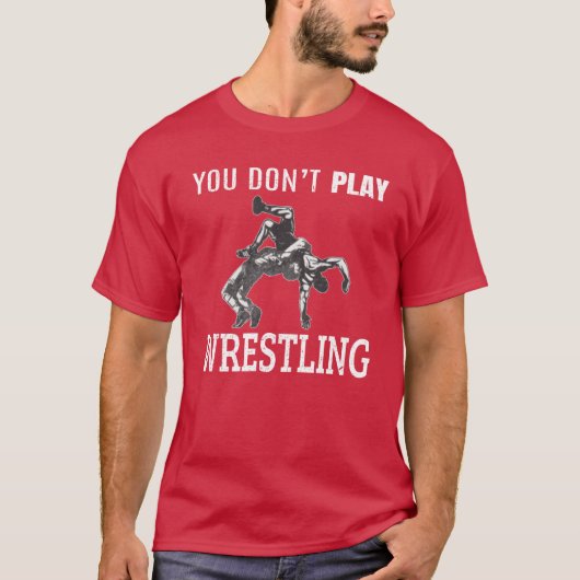Wrestling Quote For Wrestler Boys boy T-shirt (Voorkant)