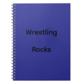 Wrestling Rocks Notebook Notitieboek (Voorkant)