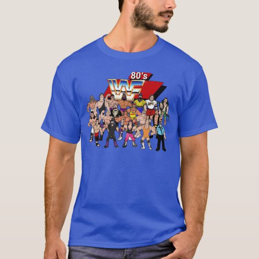 Wrestling Roster 80s T-Shirt (Voorkant)