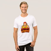 Wrestling Royalty-vrij spel: Hulkamania Lives Tri-Blend Shirt (Voorkant volledig)