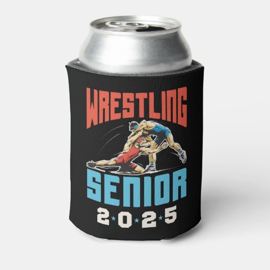 Wrestling Senior Class van het Afstuderen 2025 Blikjeskoeler (Blikje Achterkant)
