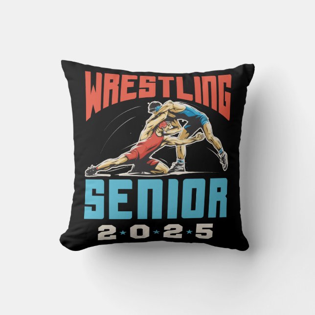 Wrestling Senior Class van het Afstuderen 2025 Kussen (Voorkant)