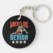 Wrestling Senior Class van het Afstuderen 2025 Sleutelhanger (Achterkant)