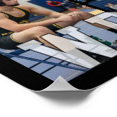 Wrestling Senior Graduation 18 Photo Collage Poster (Hoek)