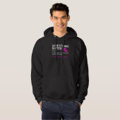 Wrestling Sister Definition Brother's Biggest Fan Hoodie (Voorkant volledig)