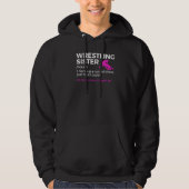 Wrestling Sister Definition Brother's Biggest Fan Hoodie (Voorkant)