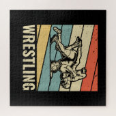 Wrestling Sport Wrestler Lover Funny Gift Legpuzzel (Horizontaal)