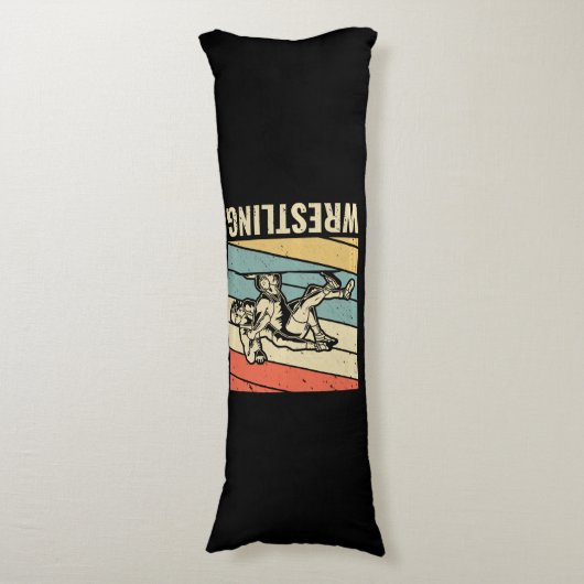 Wrestling Sport Wrestler Lover Funny Gift Lichaamskussen (Voorkant Verticaal)