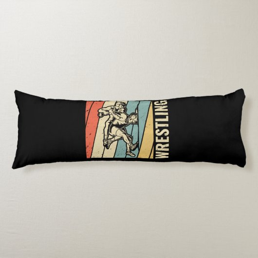 Wrestling Sport Wrestler Lover Funny Gift Lichaamskussen (Voorkant)