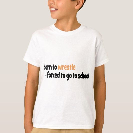 wrestling t-shirt (Voorkant)