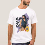 Wrestling T-shirt Rhea cadeau voor worstelen fan (Voorkant)