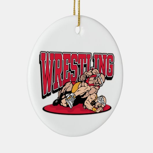 Wrestling Takedown Keramisch Ornament (Rechts)