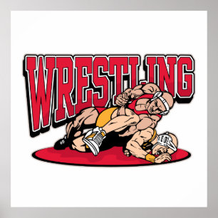 Wrestling Takedown Poster
