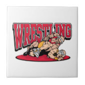 Wrestling Takedown Tegeltje (Voorkant)