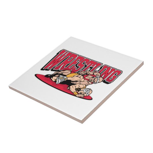 Wrestling Takedown Tegeltje (Zijkant)
