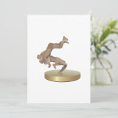 Wrestling Trophy Kaart (Staand voorkant)