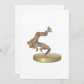 Wrestling Trophy Kaart (Voorkant / Achterkant)