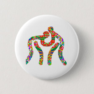 Wrestling Wrestler Champion Ronde Button 5,7 Cm