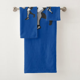 Wrestling Wrestler Design Bad Handdoek