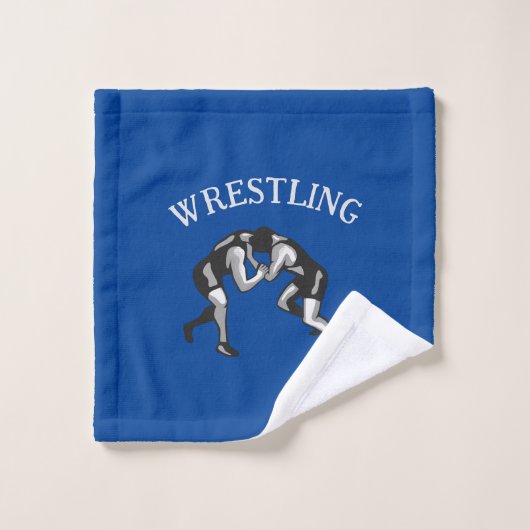 Wrestling Wrestler Design Bad Handdoek (Wasdoekje)
