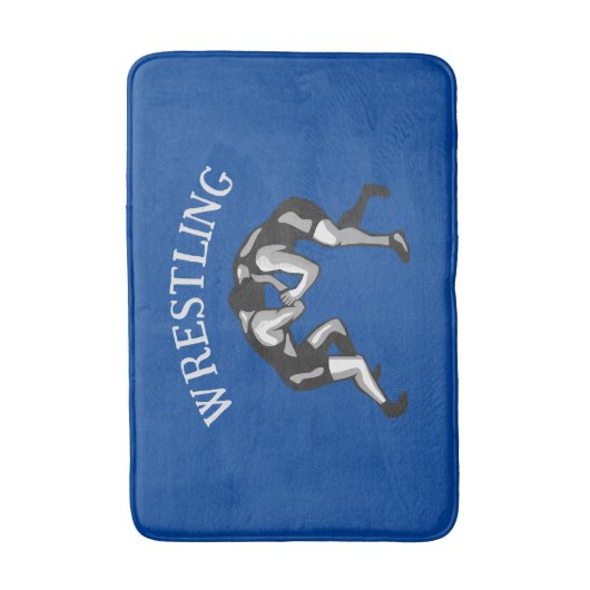 Wrestling Wrestler Design Badmat (Voorkant Verticaal)