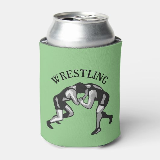 Wrestling Wrestler Design Blikjeskoeler (Blikje Voorkant)