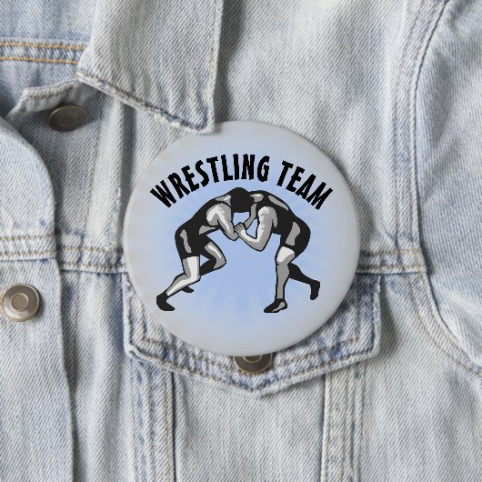 Wrestling Wrestler Design Button (In situ)