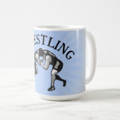 Wrestling Wrestler Design Koffiemok (Voorkant rechts)