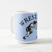 Wrestling Wrestler Design Koffiemok (Voorkant links)