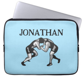 Wrestling Wrestler Design Laptop Sleeve