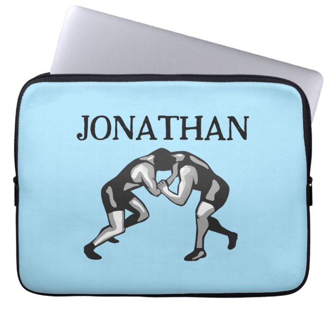 Wrestling Wrestler Design Laptop Sleeve (Voorkant)