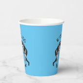 Wrestling Wrestler Design Papieren Bekers (Links)