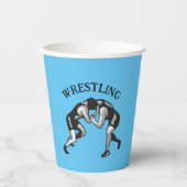 Wrestling Wrestler Design Papieren Bekers (Voorkant)