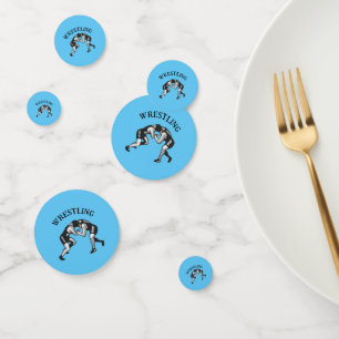 Wrestling Wrestler Design Table Confetti