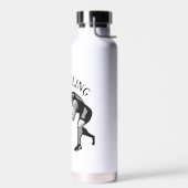 Wrestling Wrestler Design Waterfles (Links)