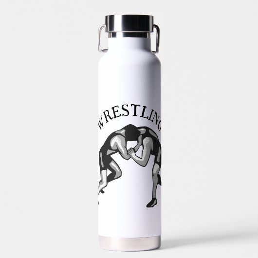 Wrestling Wrestler Design Waterfles (Voorkant)
