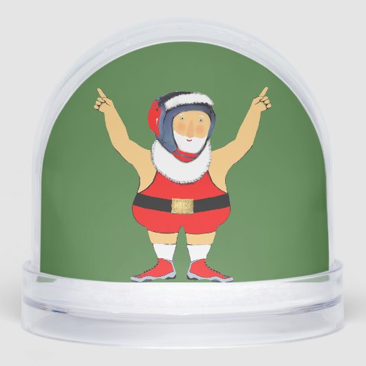 Wrestling Wrestler Holiday Gift Snow Globe Sneeuwbol (Voorkant)