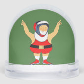 Wrestling Wrestler Holiday Gift Snow Globe Sneeuwbol (Achterkant)