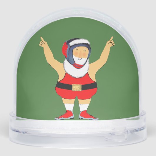 Wrestling Wrestler Holiday Gift Snow Globe Sneeuwbol (Achterkant)