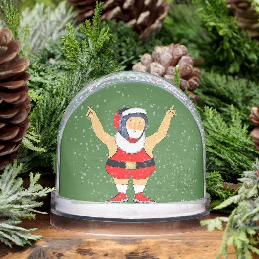 Wrestling Wrestler Holiday Gift Snow Globe Sneeuwbol (Winter)